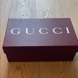 Gucci Maroon Shoe Box